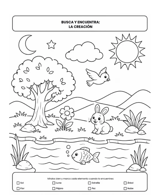 Actividad: Busca en la Creación